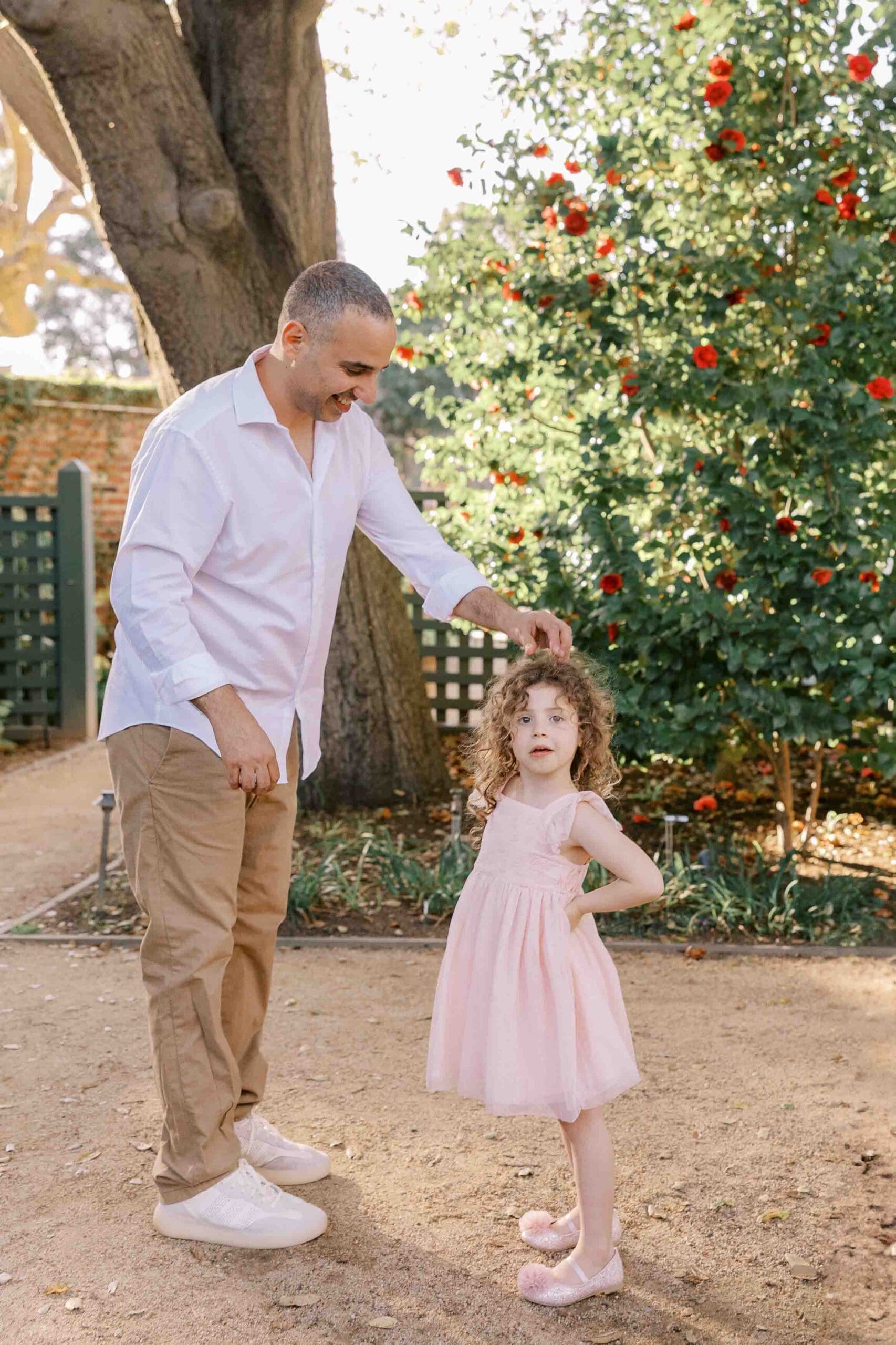 Dad and daughter