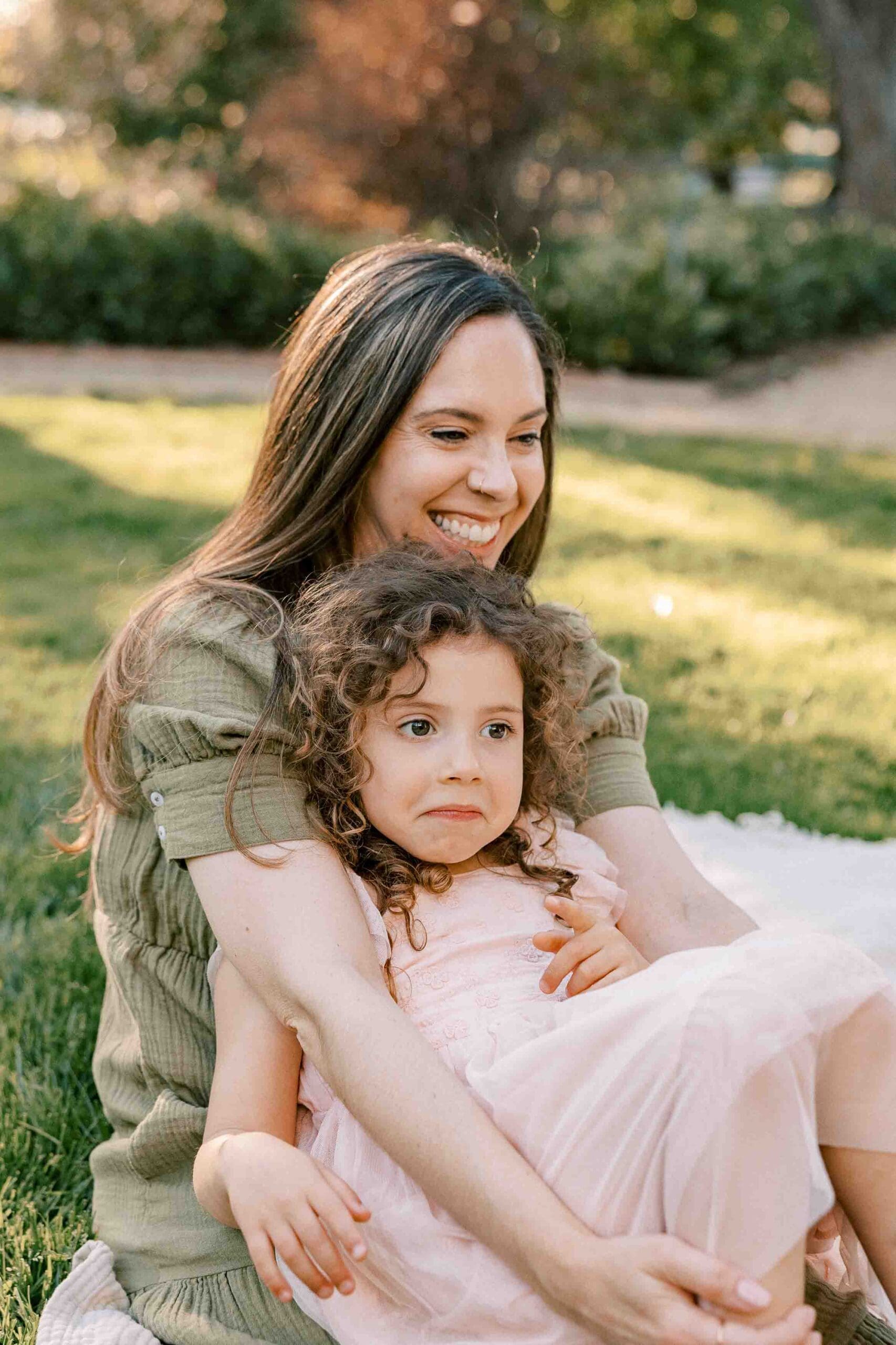 Mom and daughter